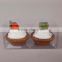Delicious 2 fake cake in pvc box for holiday and wedding decor