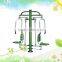 Green single sit pusher backyard gymnastics equipment