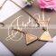 <<<2016 Hot Alloy Fashion Bohemian Style Geometrical Triangle Beaded Necklace Jewelry for Women/