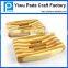 natural wooden soap dish