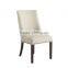 Restaurant high back white velvet dining chair YA70178