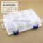 8 Partitions Departments Plastic Organizer