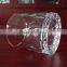 machine pressed embossing round whisky glass cup in 410ml