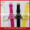 R0452 New and Hot Sale Silicon women wrist watch ,Custom Logo printed women wrist watch