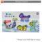 Cutely cartoon animal shape baby rattle baby bell with light&music