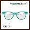 Round Frame Optical Eye Glasses Student Wood Reading Glasses