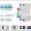 factory price residual current circuit breaker overload