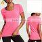 Dir fit polyester/nylon women sport tshirts