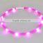 newest Waterproof led dog collar cuttable USB rechargeable usb rechargeable flashing dog collars