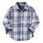 Kids wear children casual plaid shirts boys long sleeve 100%cotton different checks shirts for boys