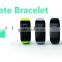 2015 new smart bracelet with big screen display and heart rate test