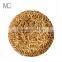 Wholesale Catering and Events Gold Silver Vines Design Glass Charger Plate