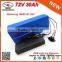 Electric Scooter 3000W 72V Lithium Battery Pack in Samsung 18650 High Power Cell 50A BMS
