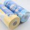 China wholesale high quality spunlace meshed, spunlace seiko pattern nonwoven wipes roll