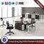 2016 newest modern design 4 seaters office partition(HX-CRV005-2)