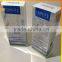 customized clear gift tin can packaging with pvc window for bath product