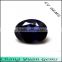 Oval shape synthetic stone blue sapphire