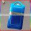 Hot sale custom logo printed blister pvc window shiny blue paper phone case packaging for iphone 6 case