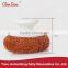 copperized scrubber, copper mesh cleaning scourers,cleaning ball with handle