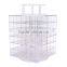 Spinning Lipstick Tower Premium Acrylic Rotating Lipgloss Holder Makeup Organizer 81 Slot Vitreous Cosmetic Storage Box Solution