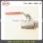 2pc stainless steel full port screw ends xd ball valve