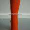 Haining GS custom high quality soft plain pure orange men business bamboo fiber socks