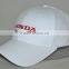 Guangzhou professional custom 100% cotton white hat factory Famous auto brand baseball cap