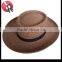 new style big wide brim straw cowboy hat porkpie style hat