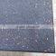 crossfit rubber floor mat,black with EPDM speckles rubber gym flooring