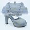 Italian shoes and bag set summer women shoes with girls hand bag