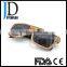 High Quality Zebra Wooden Flat Top Square Wood OEM Sunglasses
