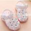 Wholesale flower soft sole baby leather shoes sandals