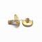 Double Cap Brass Garments Rivet For Garments