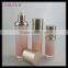 Round Cosmetic Acrylic Bottle, Acrylic Lotion Bottle With Pump