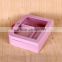 Fancy suitcase shaped baby clothes transparent gift box