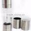 Stainless steel double manual pepper mill, hot pepper salt mill, dual function