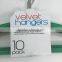 closeout overstock velvet hangers 10pcs set guangzhou stocklots