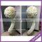 Luxury Cream White Romantic Wedding Flowers and Pillars Wholesale