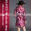 Wholesale Fashion Newest Red Turn-Down Collar Woman Warm Winter Coat