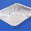 square aluminium foil food containers