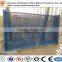 powder coating square pipe frame welded wire mesh temporary fence with horizontal brace for canada market
