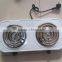 Portable Powerful Cast iron Electric Hot Plate 2 Cooking Zone