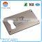 Cut Through Credit Card Size Metal Bottle Opener