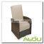 Audu Recliner Chair,Outdoor Garden Rattan Recliner Chair With Footrest