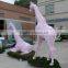 Life size giraffe sculpture