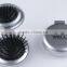 Plastic Round/oval folding mirror and comb
