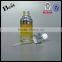 hot products cosmetic packaging fancy 30ml glass bottle with white big dropper yellow dropper bottle with silver aluminum top