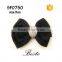 Handmade shoe accessories rhinestone knitted bow for shoes accessories