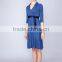 ladies formal one-piece dresses classic collar elbow length sleeves Nursing Shirt Dress maternity clothing wholesale
