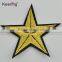 Star Small Embroidery Patches Epaulet Badge for Garment Accessory WEFA-028